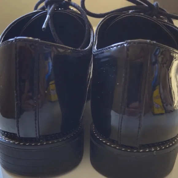 Patent black Derbies loafers french brand