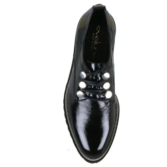 Patent black Derbies loafers french brand