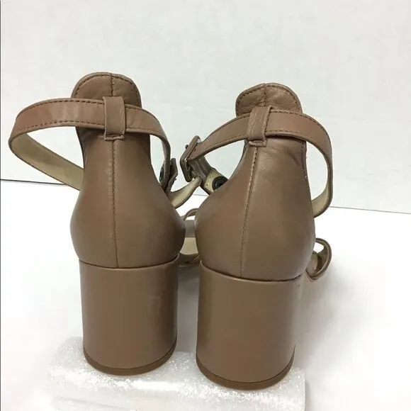 Paul Green Leather Augusta Block Heel Sandal