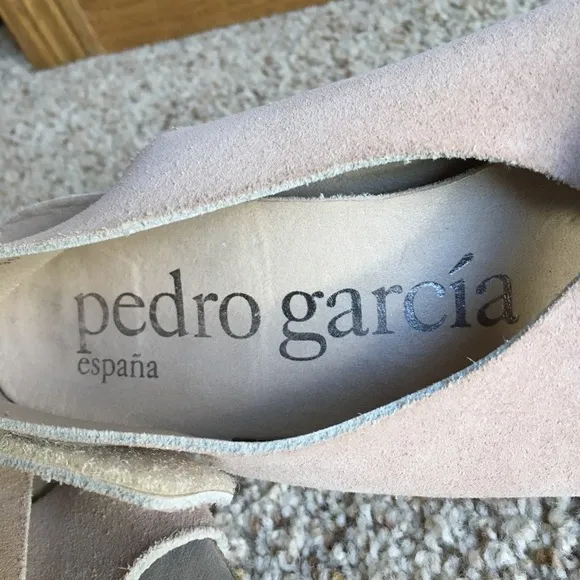 Pedro Garcia Libby Criss-Cross Mid Heel Sandals