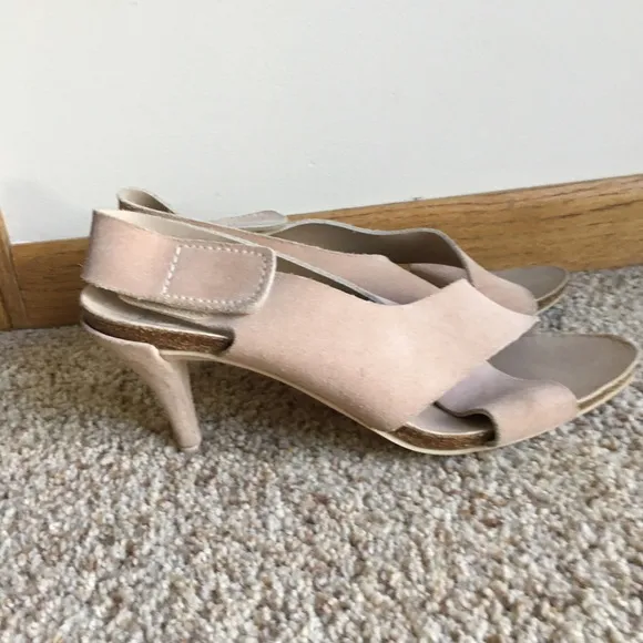 Pedro Garcia Libby Criss-Cross Mid Heel Sandals