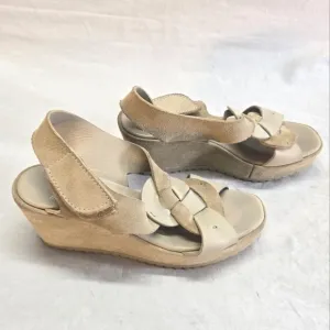 Pedro Garcia Women's Size 36 Suede Leather Wedge Platform Sandals