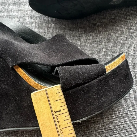 Pedro GarciaDenia Crossover Wedge Sandals Size 9