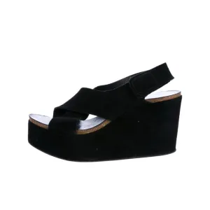 Pedro GarciaDenia Crossover Wedge Sandals Size 9
