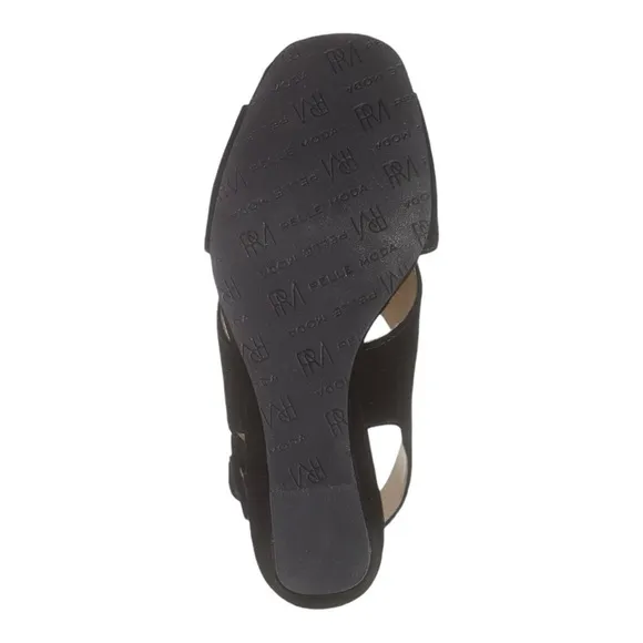 Pelle Moda Women’s Rina Wedge Sandal | Black | US 7