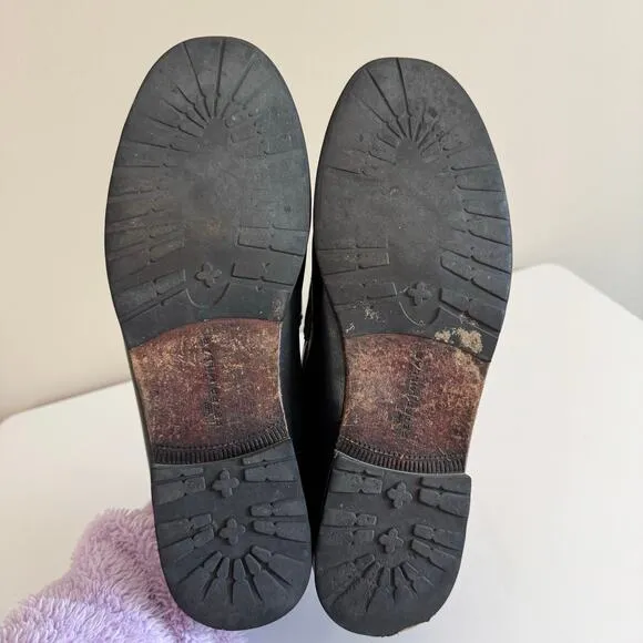 Peter Millar Loafer Shoes Men 10M Black Leather Horse Bit Slip On Driving Casual