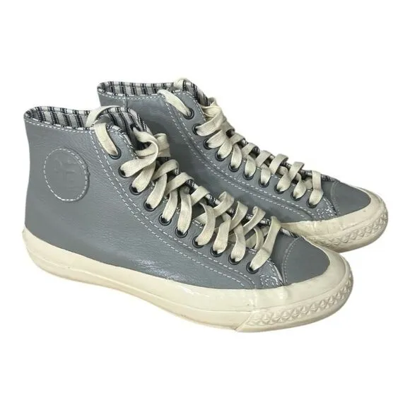 PF Flyers Posture Foundation Hi Top Grey Shoes Rigid Wedge Vulcanized Women 7