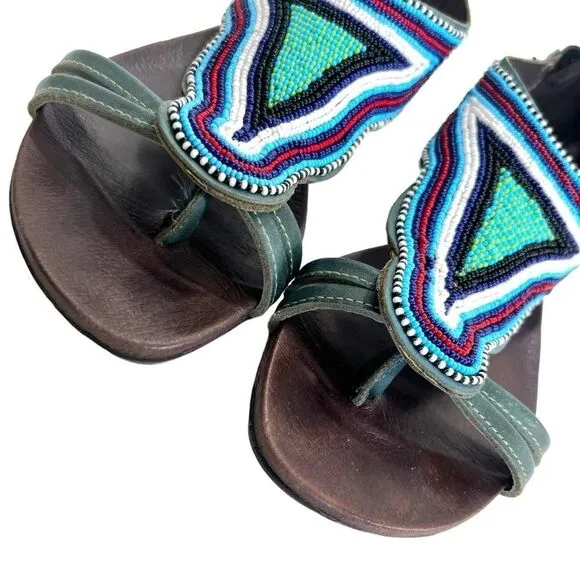 Pikolinos Alcudia Maasai Beaded Sandals