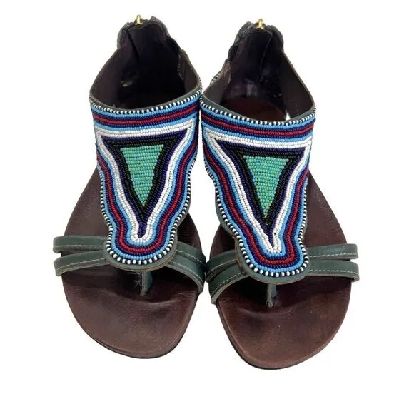 Pikolinos Alcudia Maasai Beaded Sandals