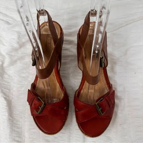 Pikolinos Wedge Sandals- Size 9.5