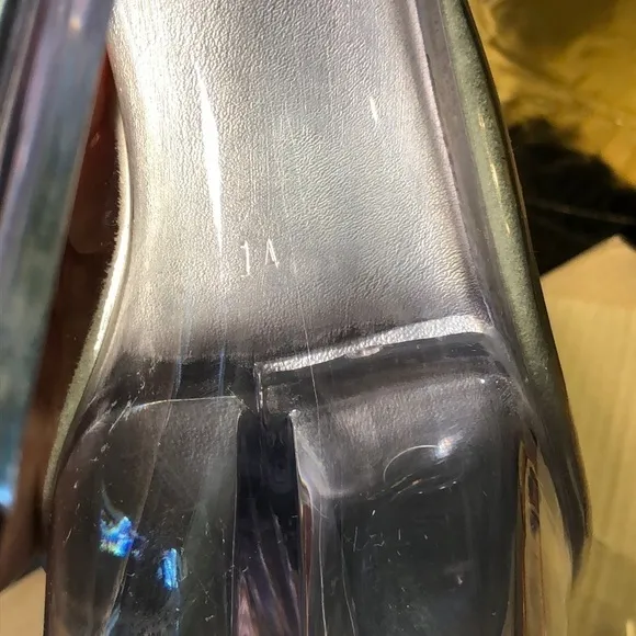 Pleasers Shoes Pumps Sexy Tall Platform White/Clear Exotic 7&quot; Heels size 14