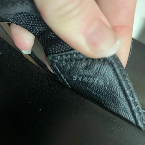 PRADA Black Wedge Sandals