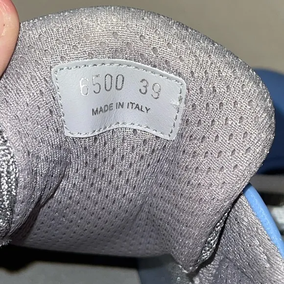 Prada Blue and Gray Women's Sneakers