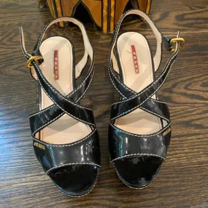 Prada Wedge Sandals Size 38