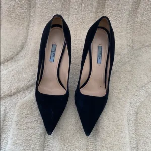 PRADA |  Women's Black Suede Heels