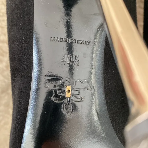 PRADA |  Women's Black Suede Heels