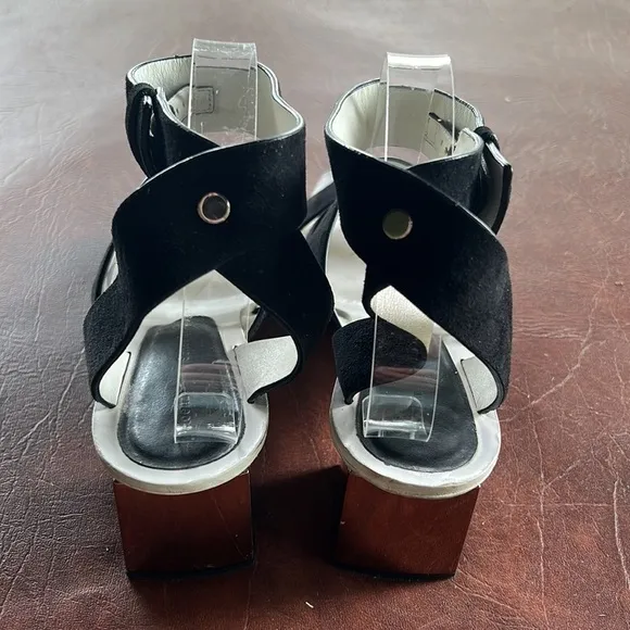 Proenza Schouler Suede Sandal with Copper Heel