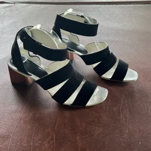 Proenza Schouler Suede Sandal with Copper Heel