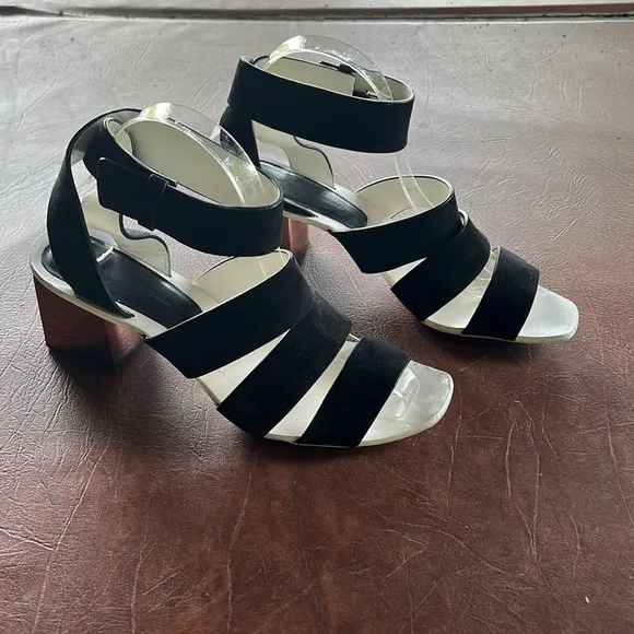 Proenza Schouler Suede Sandal with Copper Heel