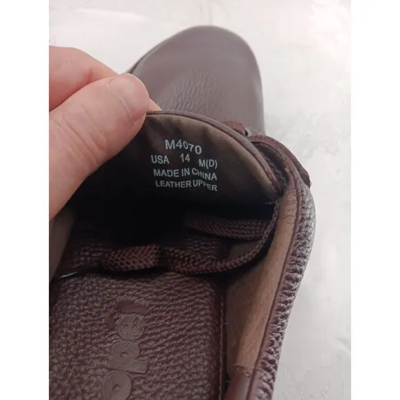 Propet Shoes Men's Size: 14W Villager Walker Brown Casual B4000M