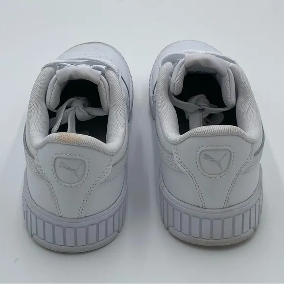Puma Carina 2.0 Leather Chunky Lace Up Platform Tennis Shoes Sneakers Size 7