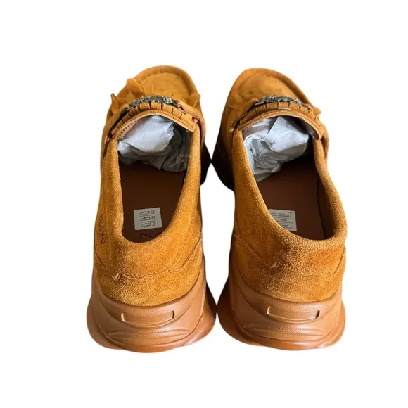 Puma Nitefox Palomo Men's Orange Suede Loafers
