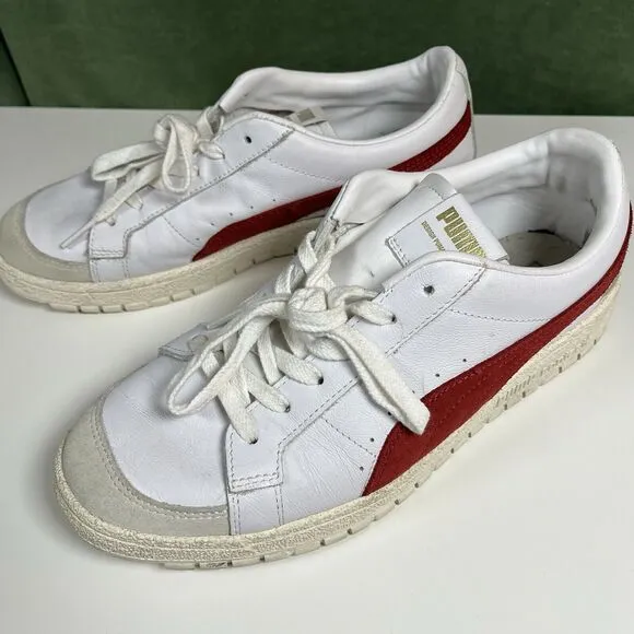 Puma Ralph Simpson 70 Lo PRM Archive Size 8.5 White Red Men Shoes 374967-06