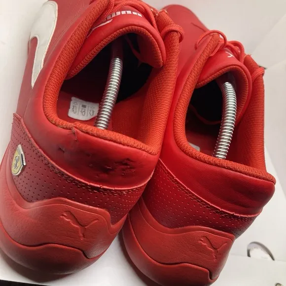 Puma Scuderia Ferrari Mens size 14 Red Kart Cat III Trainers Shoes Sneakers