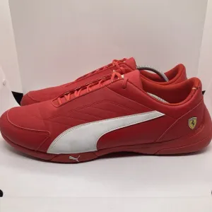 Puma Scuderia Ferrari Mens size 14 Red Kart Cat III Trainers Shoes Sneakers