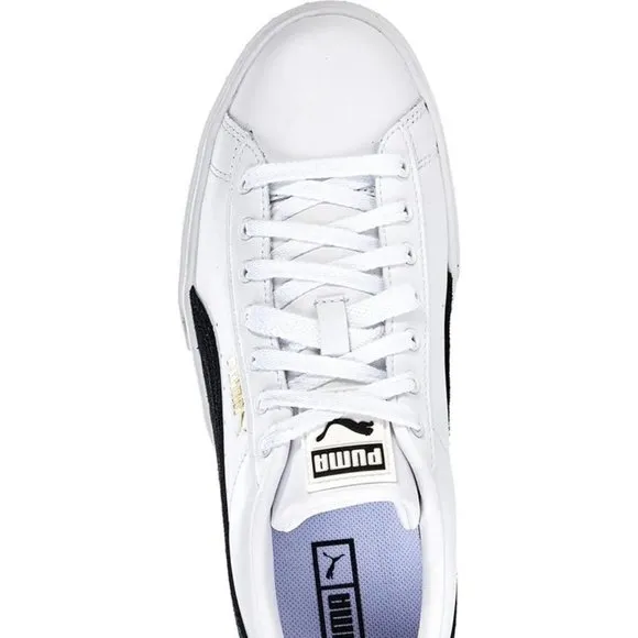 PUMA Womens Mayze Platform Sneakers Shoes 100% Leather  593an