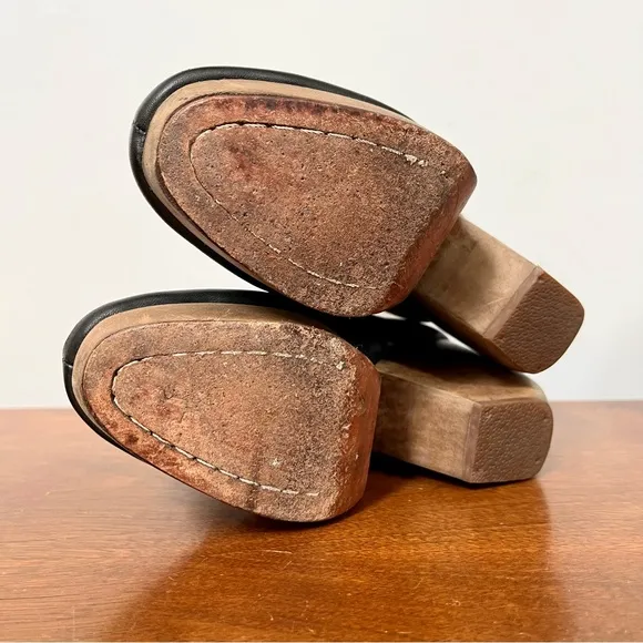 Rachel Comey Petra wooden heel leather ankle boots