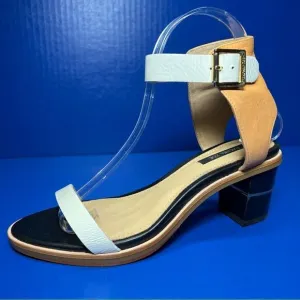 Rachel Zoe Womens Colbie Block Heel Sandals in Persimmon 7M