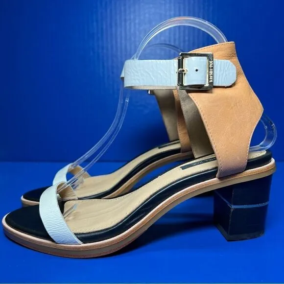 Rachel Zoe Womens Colbie Block Heel Sandals in Persimmon 7M