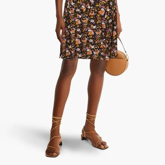 Rag &amp; Bone Cindy Tie leather sandals laced up tan 6.5