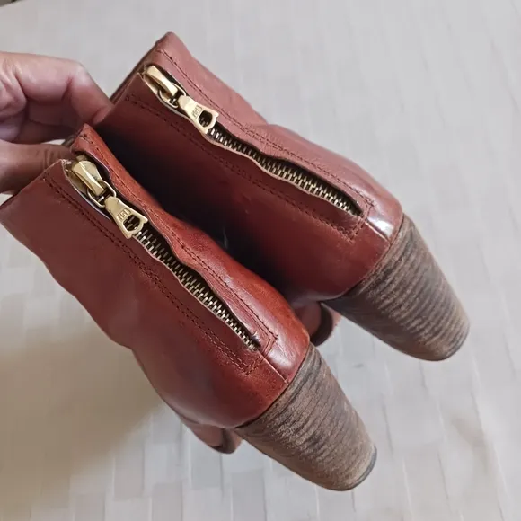 Rag &amp; Bone Leather Newbury Ankle Boots
