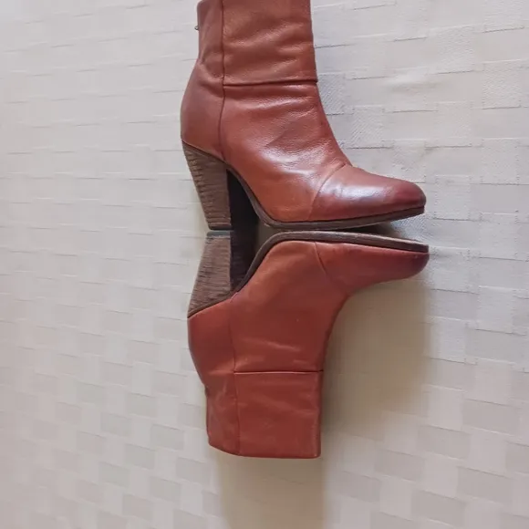 Rag &amp; Bone Leather Newbury Ankle Boots