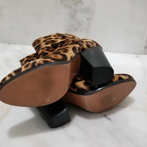 Rag &amp; Bone Leopard Calf Hair Newbury Booties 39.5