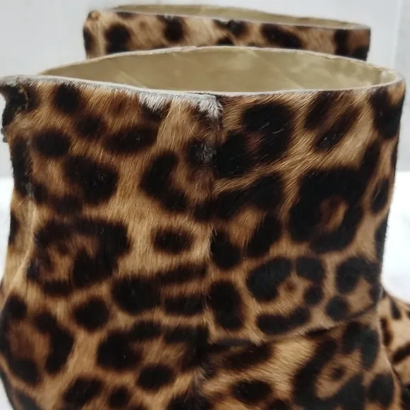 Rag &amp; Bone Leopard Calf Hair Newbury Booties 39.5
