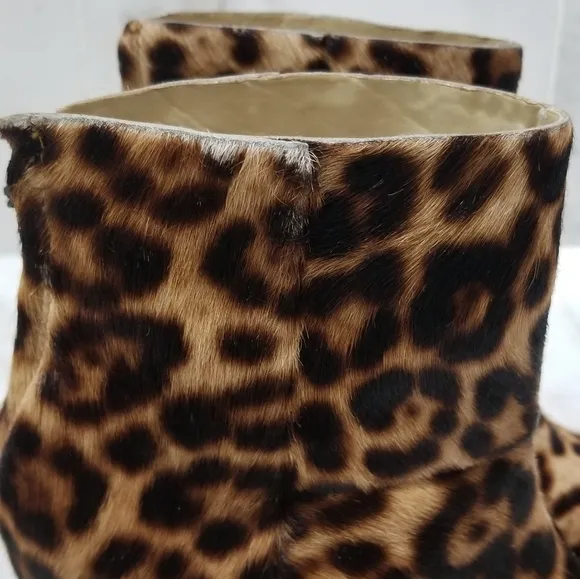 Rag &amp; Bone Leopard Calf Hair Newbury Booties 39.5