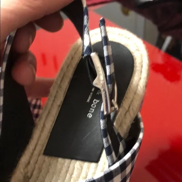 Rag &amp; bone Megan Wedge Sandals, 8.5; new