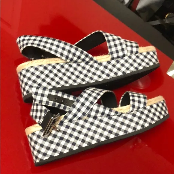 Rag &amp; bone Megan Wedge Sandals, 8.5; new