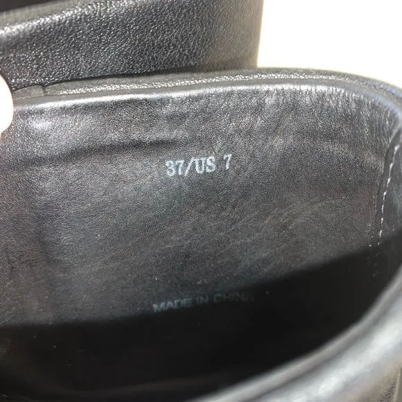 Rag &amp;‎ Bone Newberry black leather booties size 37