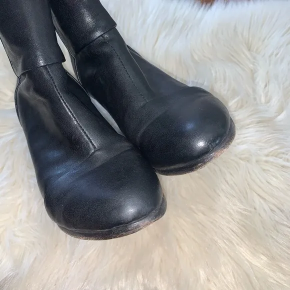 Rag &amp;‎ Bone Newberry black leather booties size 37