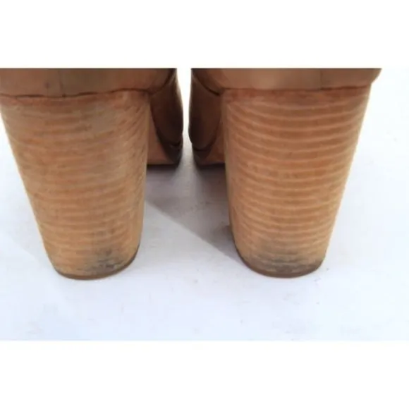 rag and bone harrow booties leather tan womens shoes ankle boots 37.5 us 7.5