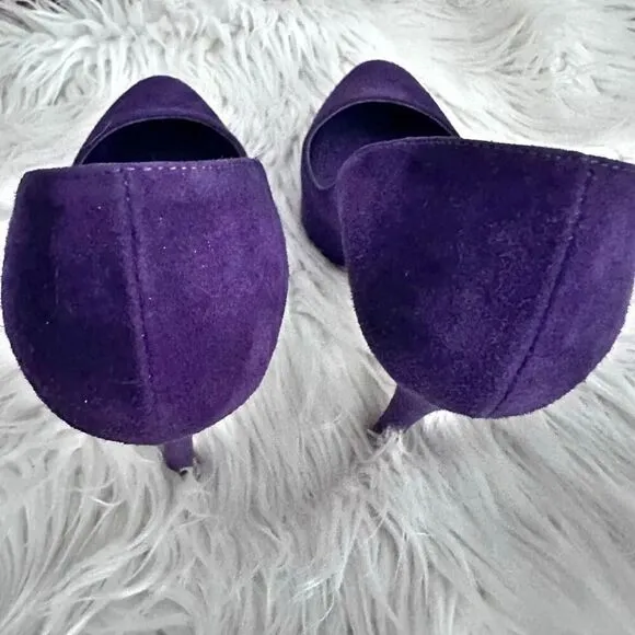 RALPH LAUREN COLLECTION | Purple Label Suede Pumps Heels Shoes Italy | Size 6.5