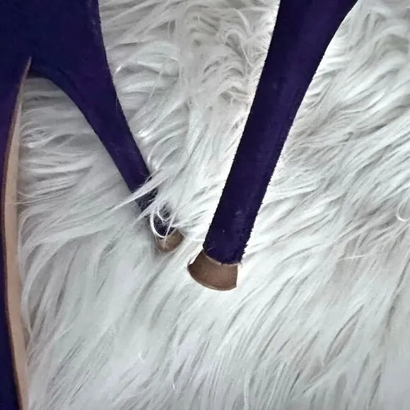 RALPH LAUREN COLLECTION | Purple Label Suede Pumps Heels Shoes Italy | Size 6.5