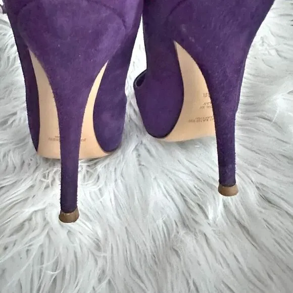 RALPH LAUREN COLLECTION | Purple Label Suede Pumps Heels Shoes Italy | Size 6.5