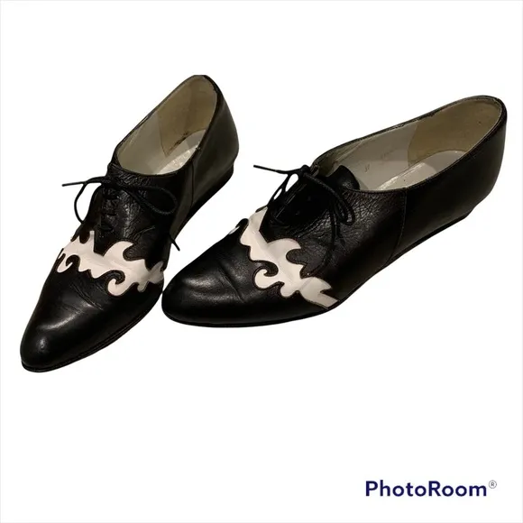 Rare Vintage Fonteneau Lace Oxford Shoes