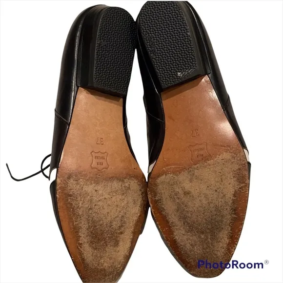 Rare Vintage Fonteneau Lace Oxford Shoes