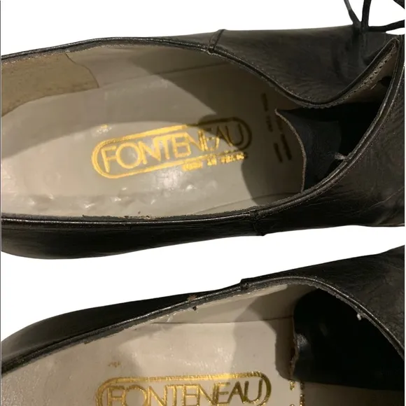 Rare Vintage Fonteneau Lace Oxford Shoes